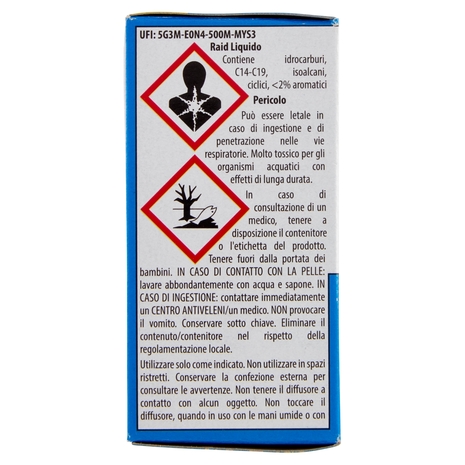 Raid Liquido Elettrico Antizanzare Comuni e Tigre, Inodore, 60 notti, Ricarica 36 ml